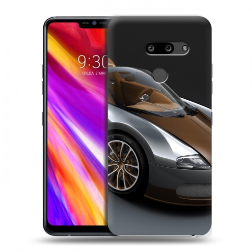 Дизайнерский пластиковый чехол для LG G8 ThinQ Bugatti