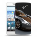 Дизайнерский пластиковый чехол для Huawei Ascend D2 Bugatti