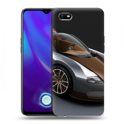 Дизайнерский силиконовый с усиленными углами чехол для OPPO A1k Bugatti