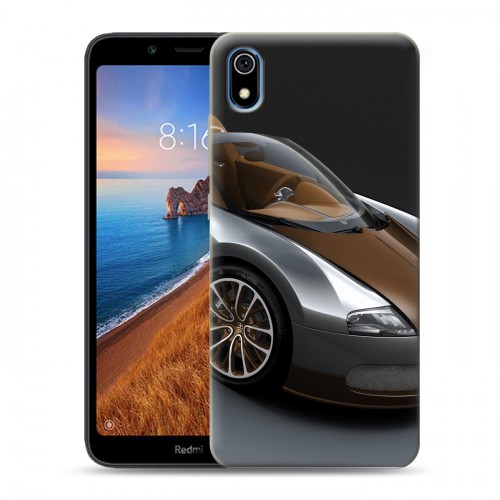 Дизайнерский силиконовый чехол для Xiaomi RedMi 7A Bugatti