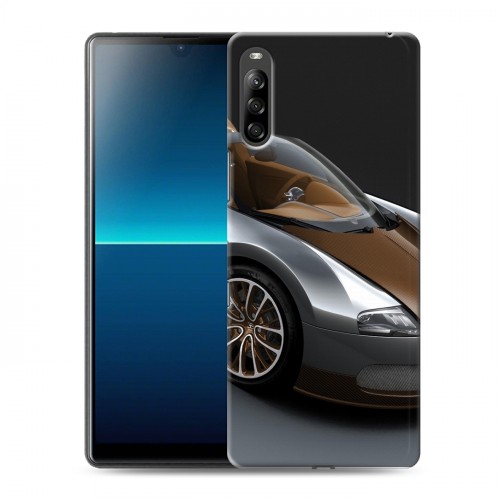 Дизайнерский силиконовый с усиленными углами чехол для Sony Xperia L4 Bugatti