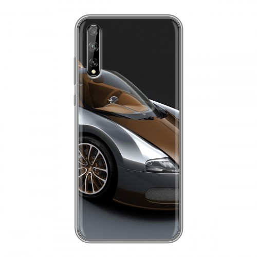 Дизайнерский силиконовый чехол для Huawei Y8p Bugatti