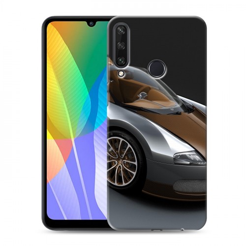 Дизайнерский пластиковый чехол для Huawei Y6p Bugatti