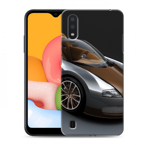 Дизайнерский силиконовый чехол для Samsung Galaxy M01 Bugatti