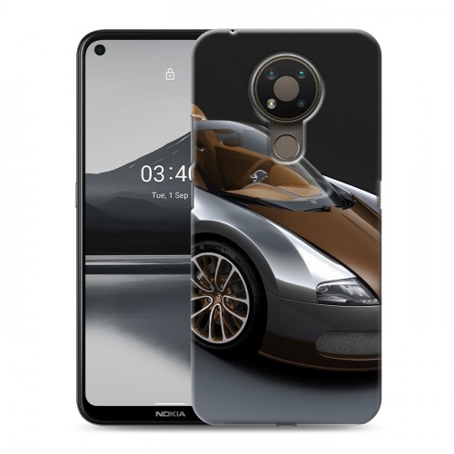 Дизайнерский силиконовый чехол для Nokia 3.4 Bugatti