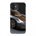 Дизайнерский силиконовый чехол для Iphone 12 Bugatti