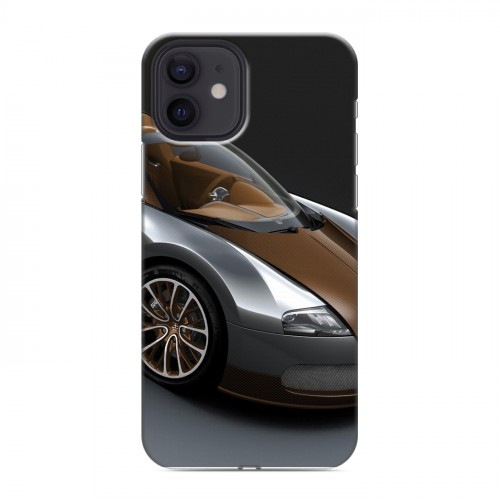 Дизайнерский силиконовый чехол для Iphone 12 Bugatti