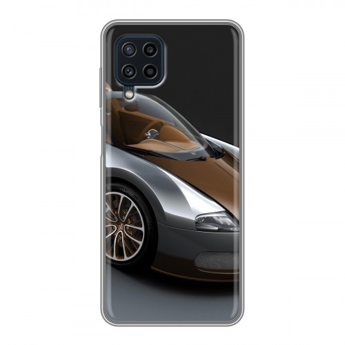 Дизайнерский силиконовый чехол для Samsung Galaxy A22 Bugatti