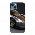 Дизайнерский силиконовый чехол для Iphone 13 Bugatti