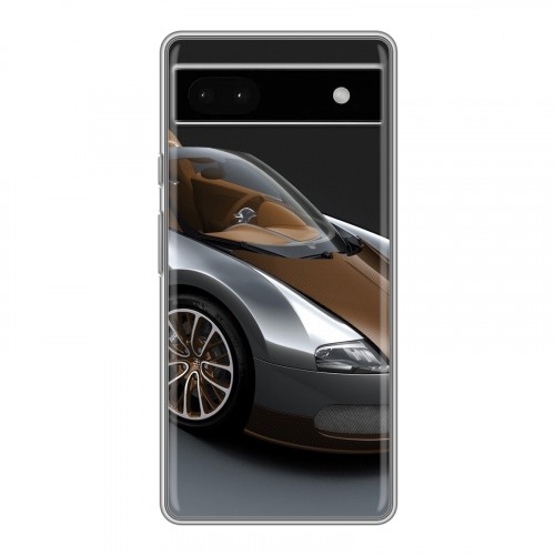 Дизайнерский силиконовый чехол для Google Pixel 6a Bugatti