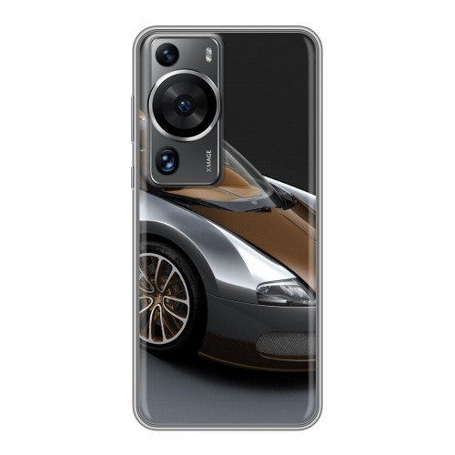 Дизайнерский силиконовый чехол для Huawei P60 Bugatti