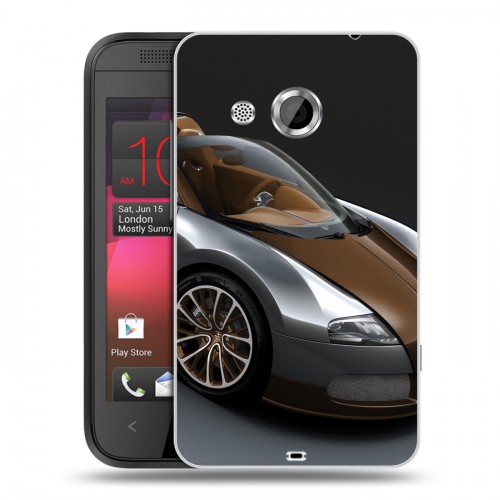 Дизайнерский пластиковый чехол для HTC Desire 200 Bugatti