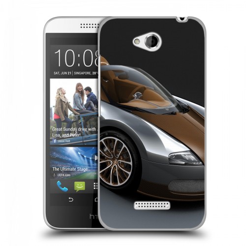 Дизайнерский пластиковый чехол для HTC Desire 616 Bugatti