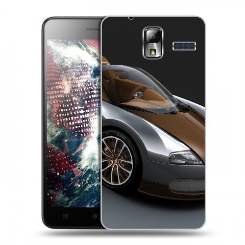 Дизайнерский силиконовый чехол для Lenovo S580 Ideaphone Bugatti