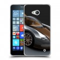 Дизайнерский пластиковый чехол для Microsoft Lumia 640 Bugatti