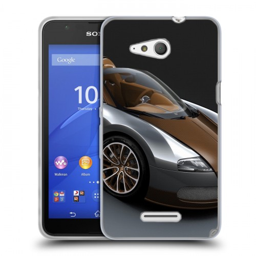 Дизайнерский пластиковый чехол для Sony Xperia E4g Bugatti