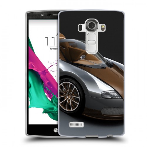 Дизайнерский пластиковый чехол для LG G4 Bugatti