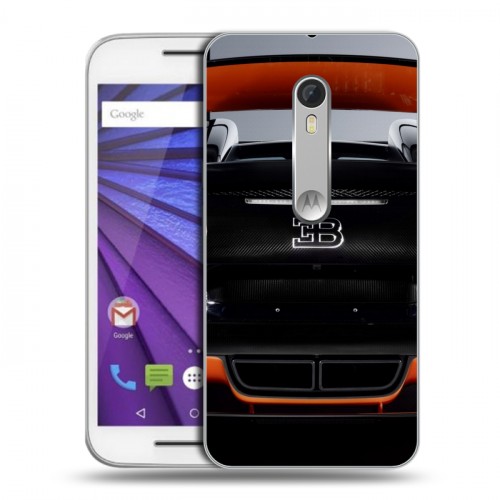 Дизайнерский пластиковый чехол для Lenovo Moto G Bugatti