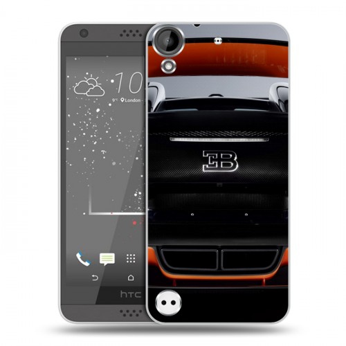 Дизайнерский пластиковый чехол для HTC Desire 530 Bugatti