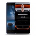 Дизайнерский пластиковый чехол для Nokia 8 Bugatti