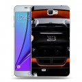 Дизайнерский пластиковый чехол для Samsung Galaxy Note 2 Bugatti