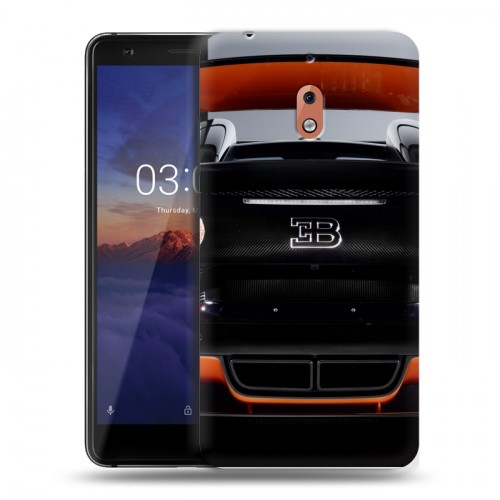 Дизайнерский силиконовый чехол для Nokia 2.1 Bugatti