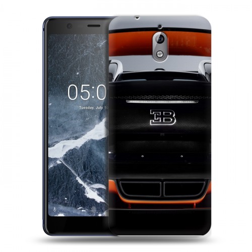 Дизайнерский пластиковый чехол для Nokia 3.1 Bugatti