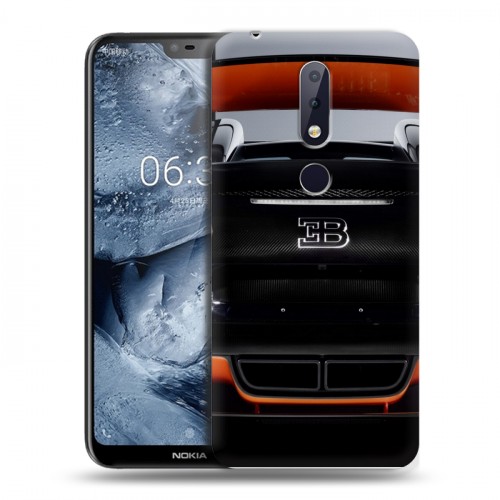 Дизайнерский силиконовый чехол для Nokia 6.1 Plus Bugatti