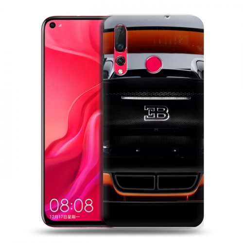 Дизайнерский пластиковый чехол для Huawei Nova 4 Bugatti