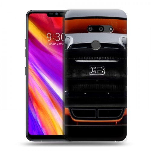 Дизайнерский пластиковый чехол для LG G8 ThinQ Bugatti