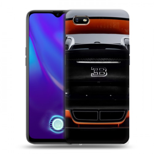 Дизайнерский силиконовый с усиленными углами чехол для OPPO A1k Bugatti