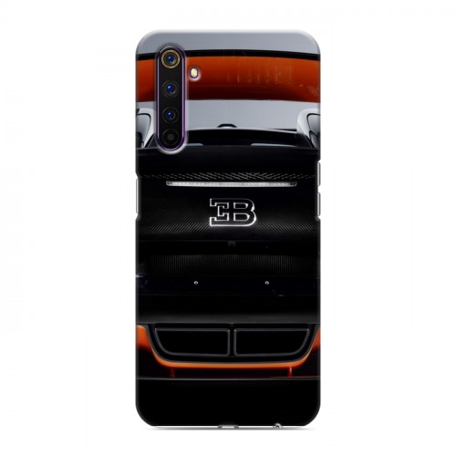Дизайнерский силиконовый чехол для Realme 6 Pro Bugatti
