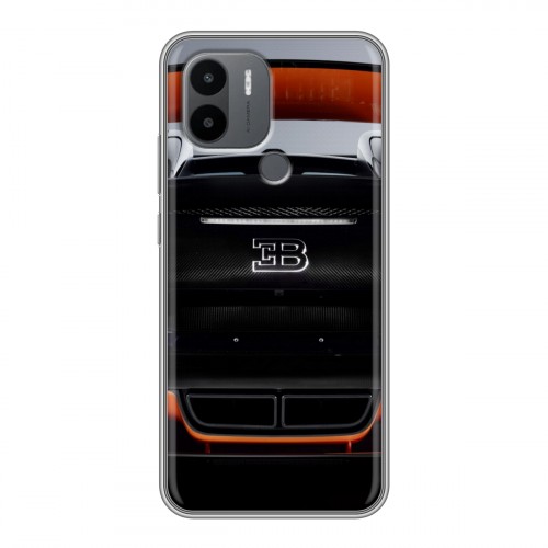 Дизайнерский силиконовый с усиленными углами чехол для Xiaomi Redmi A1 Plus Bugatti