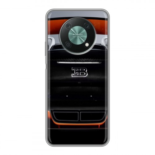 Дизайнерский силиконовый с усиленными углами чехол для Huawei Nova Y90 Bugatti