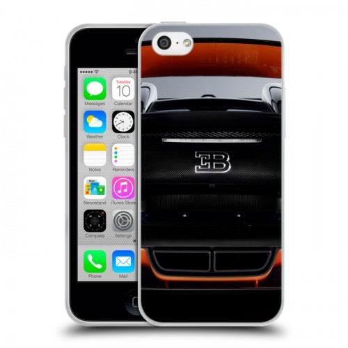 Дизайнерский пластиковый чехол для Iphone 5c Bugatti