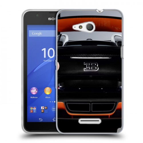 Дизайнерский пластиковый чехол для Sony Xperia E4g Bugatti