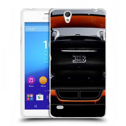 Дизайнерский пластиковый чехол для Sony Xperia C4 Bugatti