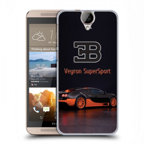 Дизайнерский пластиковый чехол для HTC One E9+ Bugatti