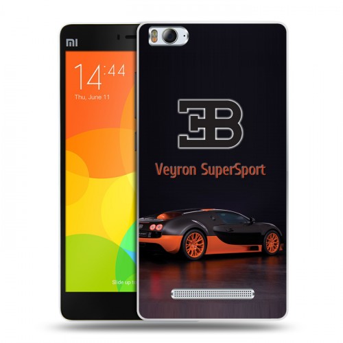 Дизайнерский пластиковый чехол для Xiaomi Mi4i Bugatti