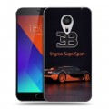 Дизайнерский пластиковый чехол для Meizu MX5 Bugatti