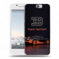 Дизайнерский пластиковый чехол для HTC One A9 Bugatti