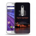 Дизайнерский пластиковый чехол для Lenovo Moto G Bugatti