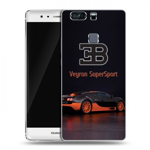 Дизайнерский пластиковый чехол для Huawei P9 Plus Bugatti