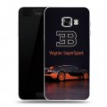 Дизайнерский пластиковый чехол для Samsung Galaxy C5 Bugatti