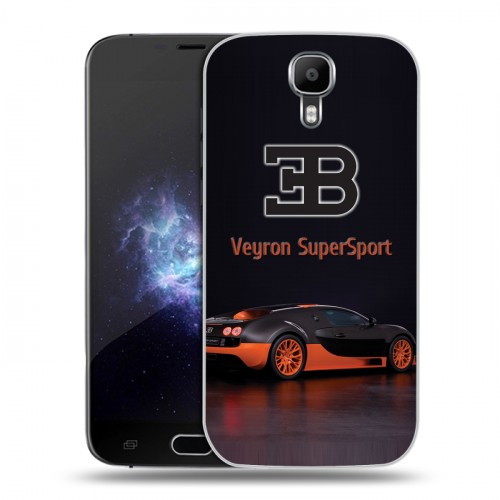 Дизайнерский пластиковый чехол для Doogee X9 Pro Bugatti