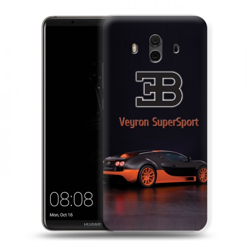 Дизайнерский пластиковый чехол для Huawei Mate 10 Bugatti