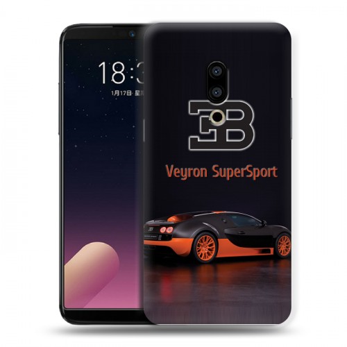 Дизайнерский пластиковый чехол для Meizu 15 Plus Bugatti