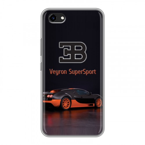 Дизайнерский силиконовый чехол для Vivo Y81 Bugatti