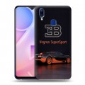 Дизайнерский пластиковый чехол для Vivo Y95 Bugatti