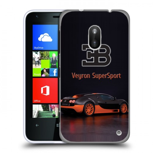 Дизайнерский силиконовый чехол для Nokia Lumia 620 Bugatti
